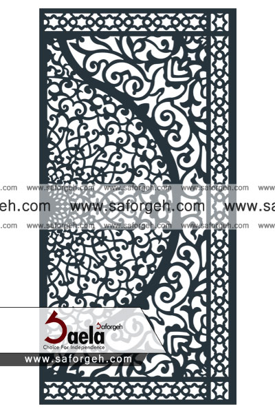 درب فرفورژه عقیق 2 درب فرفورژه عقیق 2