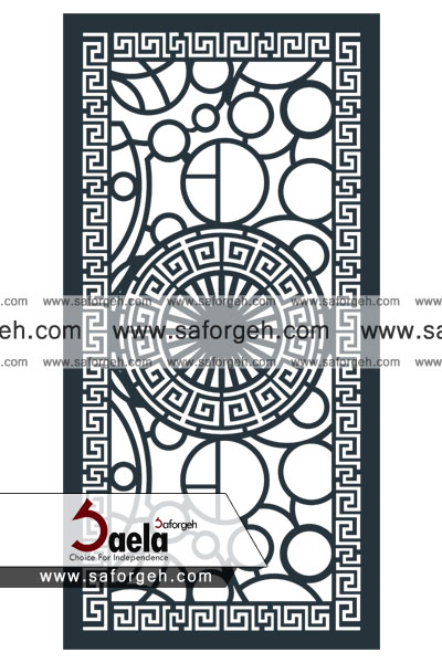 درب فرفورژه کمال 2 درب فرفورژه کمال 2