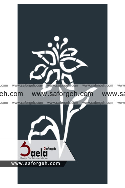 درب فرفورژه طرح سوسن