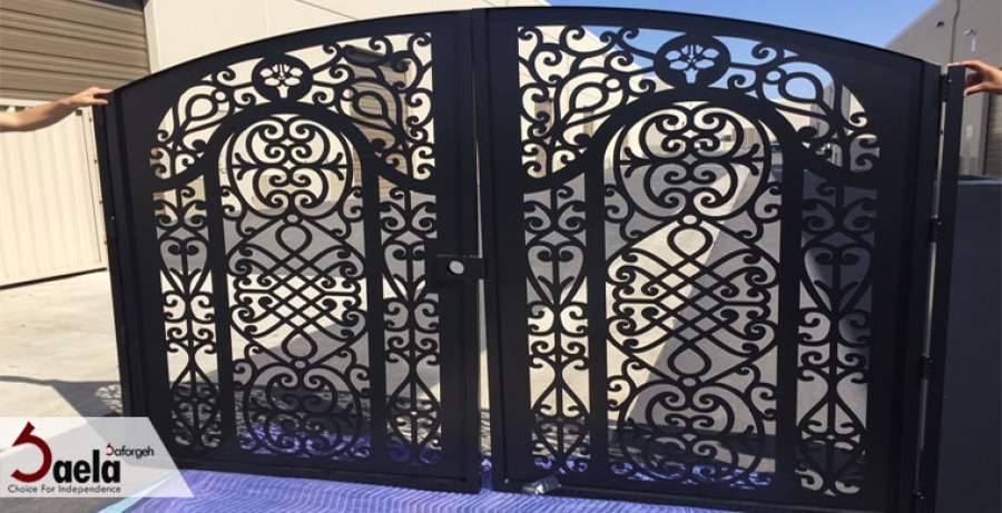 درب ساختمان فرفورژه
